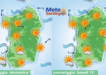 Meteo sardegna 6 350x250 - Meteo d’estate. In vista nuovo rialzo termico. Avvio luglio col solleone