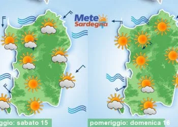 Meteo sardegna 10 350x250 - Il caldo concederà una tregua nel weekend: temperature giù