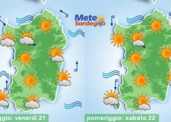 Meteo sardegna 15 350x250 - Meteo d’estate. In vista nuovo rialzo termico. Avvio luglio col solleone