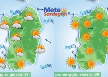Meteo sardegna 18 350x250 - Il caldo concederà una tregua nel weekend: temperature giù