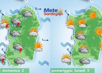 Meteo sardegna 350x250 - Il caldo concederà una tregua nel weekend: temperature giù