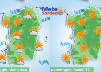 Meteo sardegna 6 350x250 - Weekend rovente, ma inizio settimana prossima oltre 40°C!