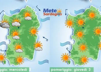 Meteo sardegna 350x250 - Weekend rovente, ma inizio settimana prossima oltre 40°C!