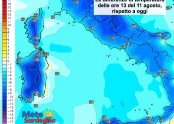 Variazioni termiche 350x250 - Il caldo concederà una tregua nel weekend: temperature giù