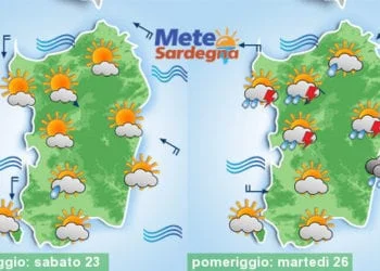 Meteosardegna 350x250 - Acuto maltempo in arrivo