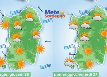 Meteo sardegna 14 350x250 - Acuto maltempo in arrivo