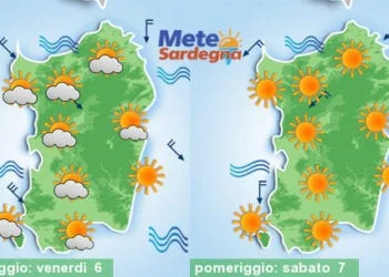 Meteo sardegna 2 350x250 - Acuto maltempo in arrivo