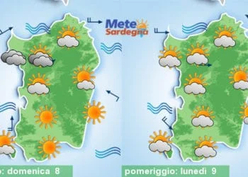Meteo sardegna 4 350x250 - Acuto maltempo in arrivo