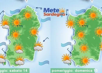 Meteo sardegna 8 350x250 - Da stanotte escursioni termiche più forti