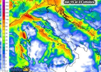 Piogge 350x250 - Arrivano altre piogge e temporali