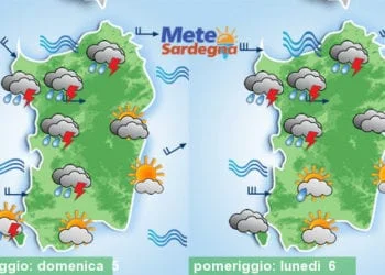 Meteo sardegna 1 350x250 - Temperature scese fino a 6°C, prossima notte farà più freddo