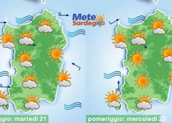 Meteo sardegna 11 350x250 - Una settimana di bel tempo, grazie all'Anticiclone delle Azzorre