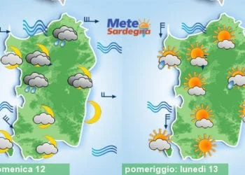 Meteo sardegna 5 350x250 - Acuto maltempo in arrivo