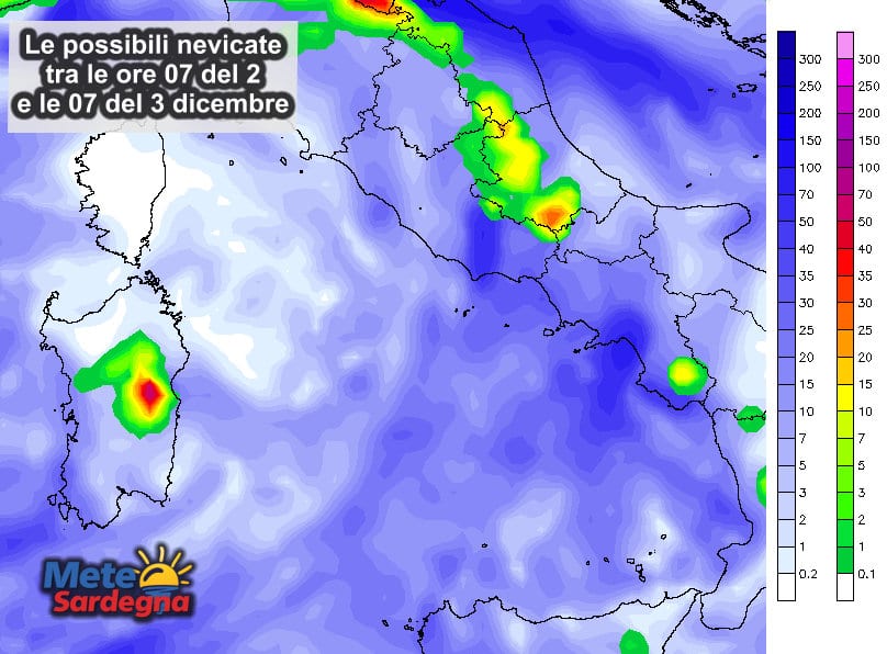 Neve 1 - Venerdì peggiora forte, con freddo e anche neve a bassa quota