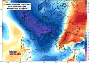 Anomalie termiche 350x250 - Nuova irruzione fredda invernale giovedì