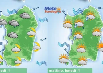 Meteo sardegna 16 350x250 - Gelo a est per fine anno: è un primo passo verso l'Inverno