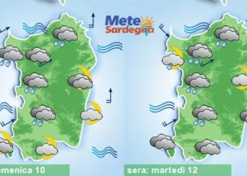 Meteo sardegna 4 350x250 - Meteo da tarda estate, ma nel weekend possibile maltempo
