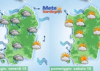 Meteo sardegna 9 350x250 - Arrivano altre piogge e temporali