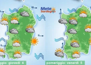 Meteo sardegna 1 350x250 - In serata confermata la burrasca di vento