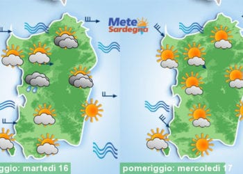 Meteo sardegna 10 350x250 - Altri temporali , meteo instabile in Sardegna. Temperature in deciso calo