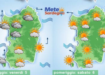 Meteo sardegna 2 350x250 - Sardegna trampolino di lancio per nubifragi al nord