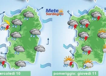 Meteo sardegna 5 350x250 - Torna l'inverno: imminente peggioramento meteo