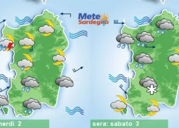 Meteo sardegna 1 350x250 - Torna l'inverno: imminente peggioramento meteo