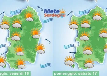 Meteo sardegna 11 350x250 - Giornata fantastica in Sardegna: rapido miglioramento meteo