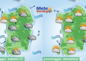 Meteo sardegna 13 1 350x250 - Venerdì brutto tempo, con piogge. Da sabato più freddo