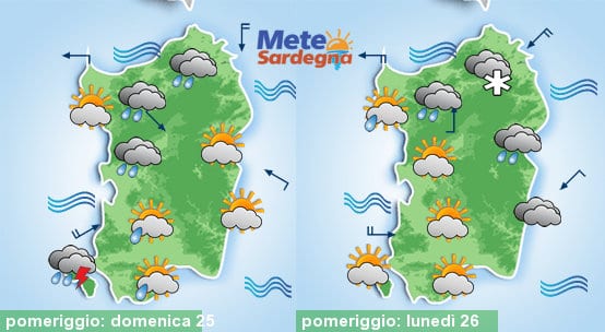 Meteo sardegna 16 - Aria gelida colpirà anche la Sardegna, ma dove nevicherà?