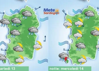 Meteo sardegna 9 350x250 - Torna l'inverno: imminente peggioramento meteo