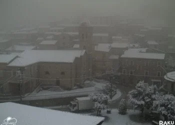 ollolai 350x250 - Neve in collina e per la prossima settimana ipotesi gelo