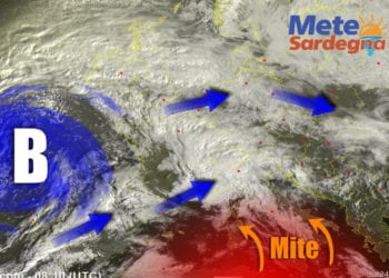Meteosat sardegna 350x250 - Graduale peggioramento, tornerà l'inverno