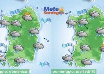 Meteo sardegna 1 350x250 - Il meteo per il weekend di Carnevale