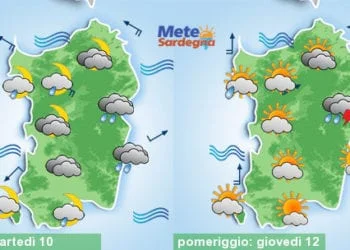 Meteo sardegna 2 350x250 - Meteo da tarda estate, ma nel weekend possibile maltempo