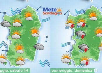 Meteo sardegna 5 350x250 - Il meteo per il weekend di Carnevale
