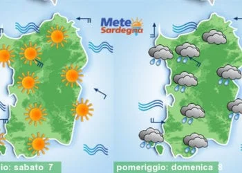 Meteosardegna 350x250 - Il meteo per il weekend di Carnevale