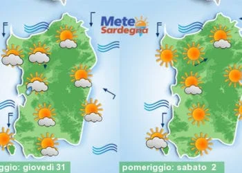 Meteo sardegna 14 350x250 - Il meteo per il weekend di Carnevale