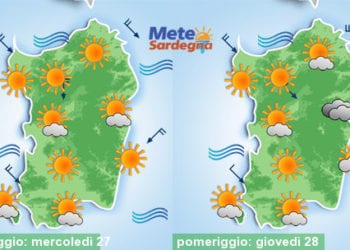 Meteo sardegna 11 350x250 - Giornata fantastica in Sardegna: rapido miglioramento meteo