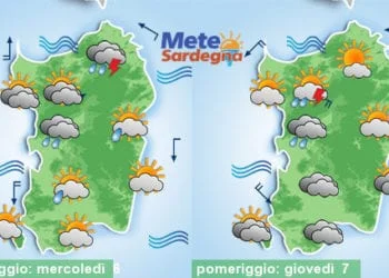 Meteo sardegna 350x250 - Meteo da tarda estate, ma nel weekend possibile maltempo