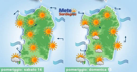 Sarà un weekend di gran caldo africano Meteo sardegna 3 - Sarà un weekend di gran caldo africano