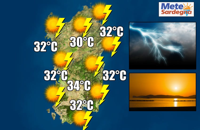 meteo sardegna 1 - Meteo Sardegna, altri temporali anche forti, rischio grandine alternati al soleggiato