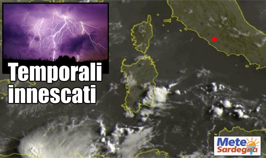 temporali agosto sardegna - Meteo Sardegna, anche oggi con temporali, rischio grandine e allagamenti lampo