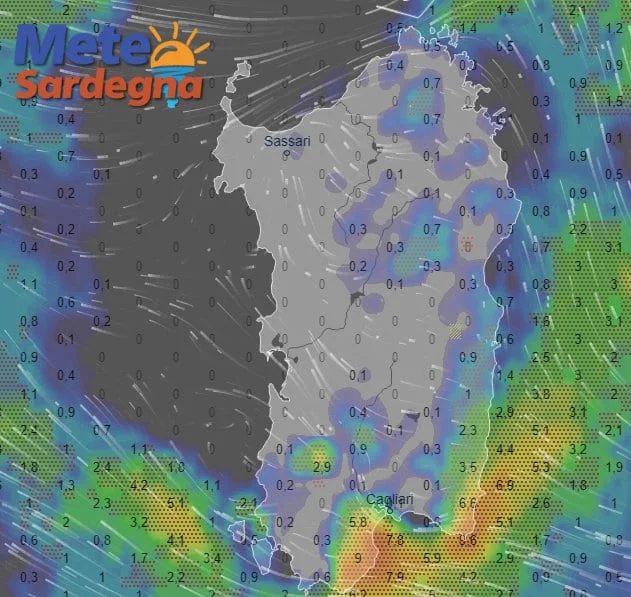 Meteo in peggioramento al sud e sulla fascia orientale della Sardegna Meteo sardegna 5 - Meteo in peggioramento al sud e sulla fascia orientale della Sardegna