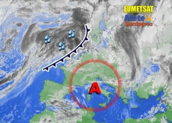 Meteosat sardegna 350x250 - Una settimana di bel tempo, grazie all'Anticiclone delle Azzorre
