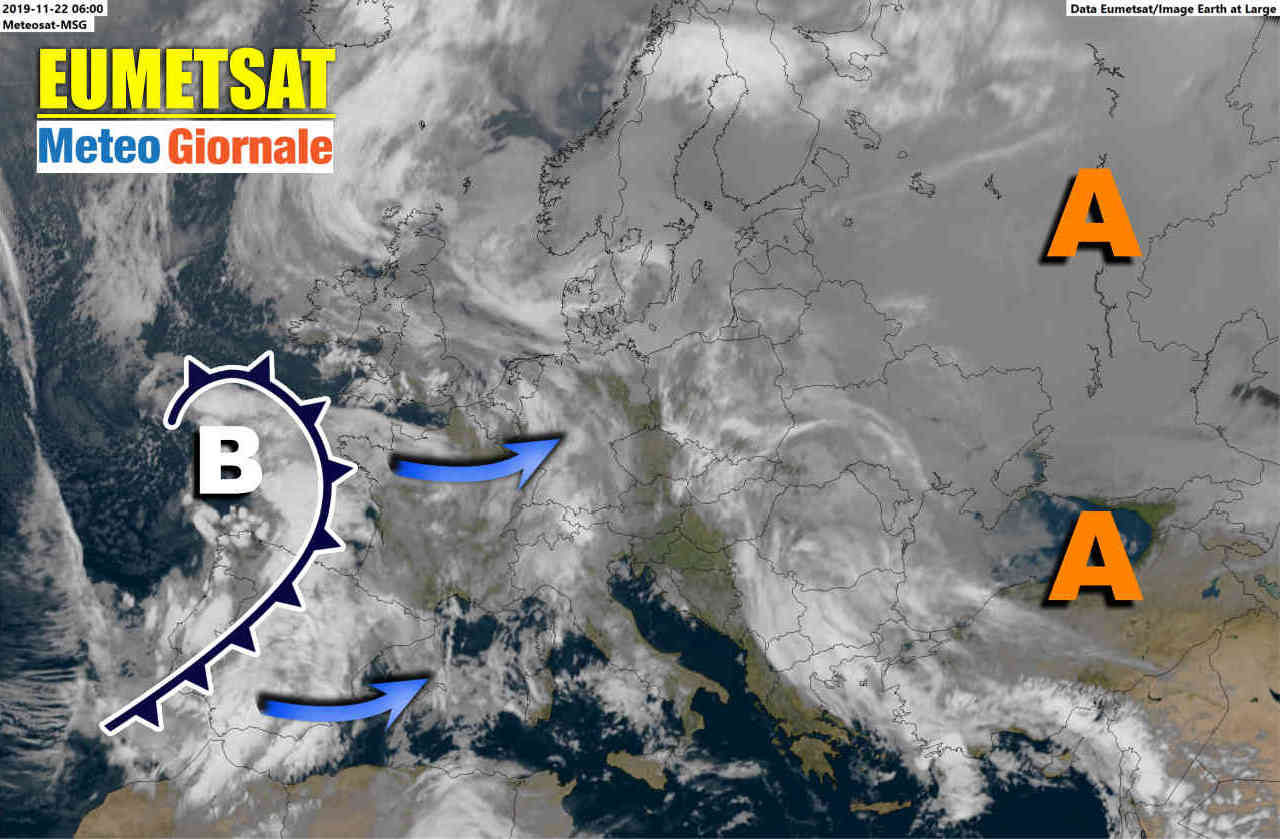 meteosat 2 - Meteo weekend: ombrelli aperti, torna il maltempo