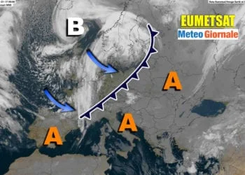 meteosat1 350x250 - Peggioramento meteo giovedì sera, ancora freddo