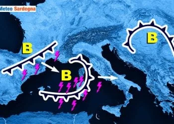 meteo avverso con perturbazione intensa 350x250 - Temperature marine resteranno alte, rischio nubifragi anche a dicembre
