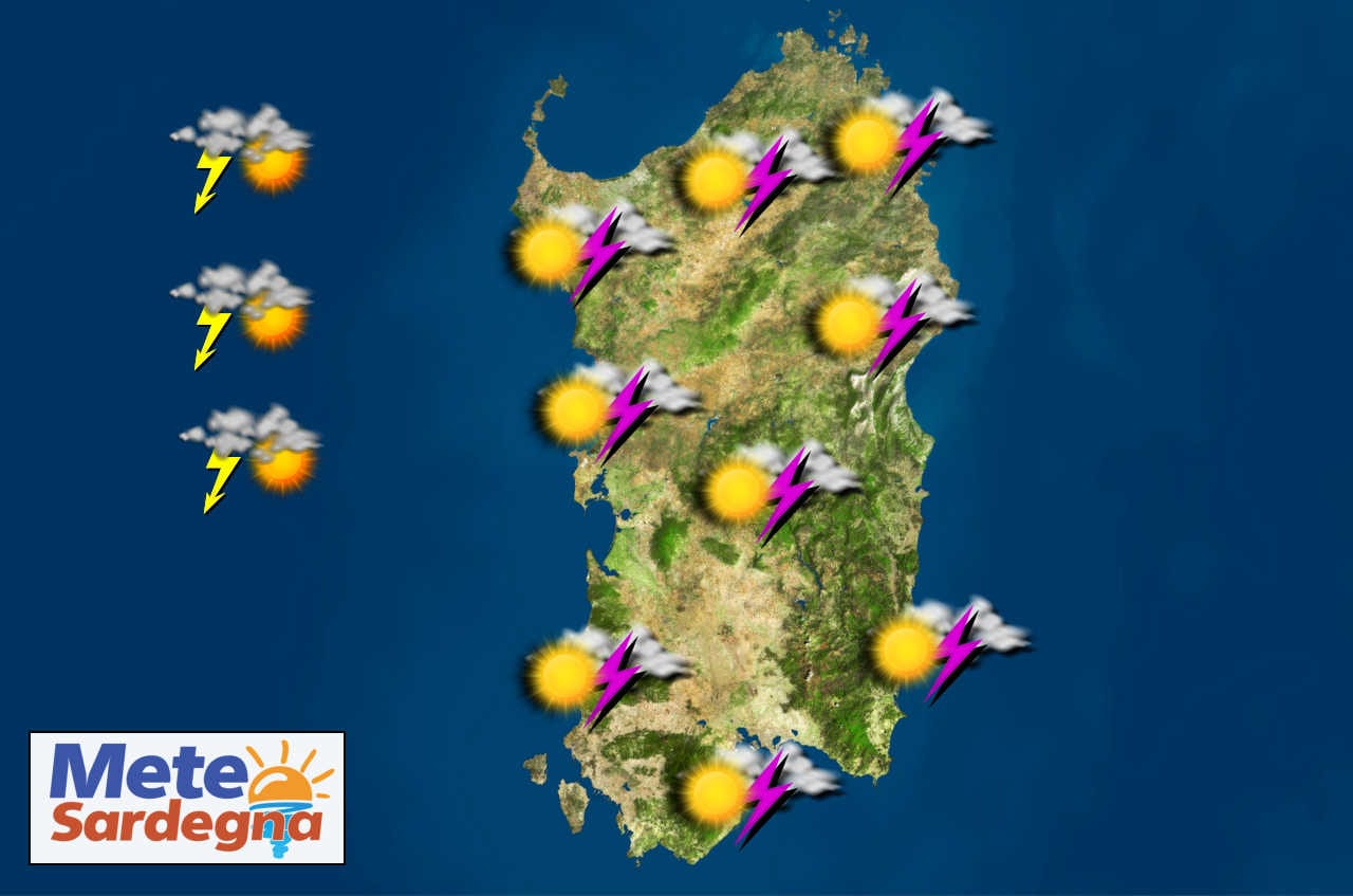meteo prossimi giorni sardegna - Tornano i TEMPORALI anche forti: meteo Sardegna in peggioramento