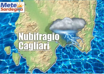 nubifragio su cagliari 350x250 - Violento nubifragio su Cagliari, come da previsioni meteo